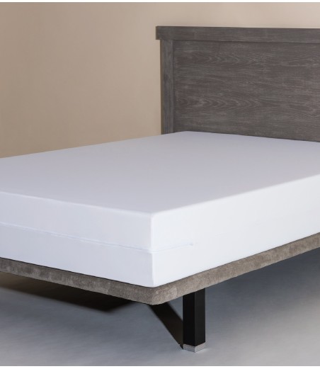 Funda de colchón antiácaros abierta